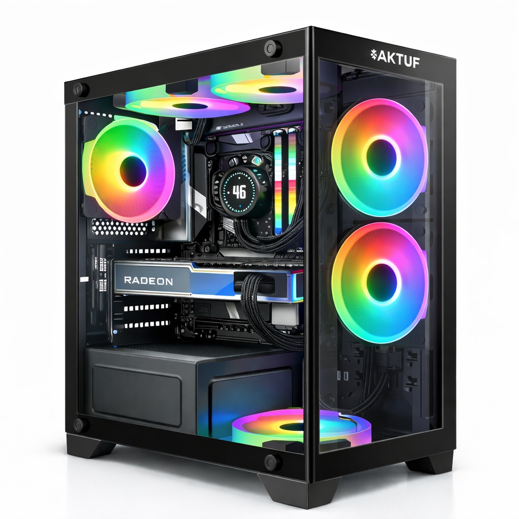 3X RGB FANLI RESET BUTON DEĞİŞTİRMELİ GAMİNG KAS