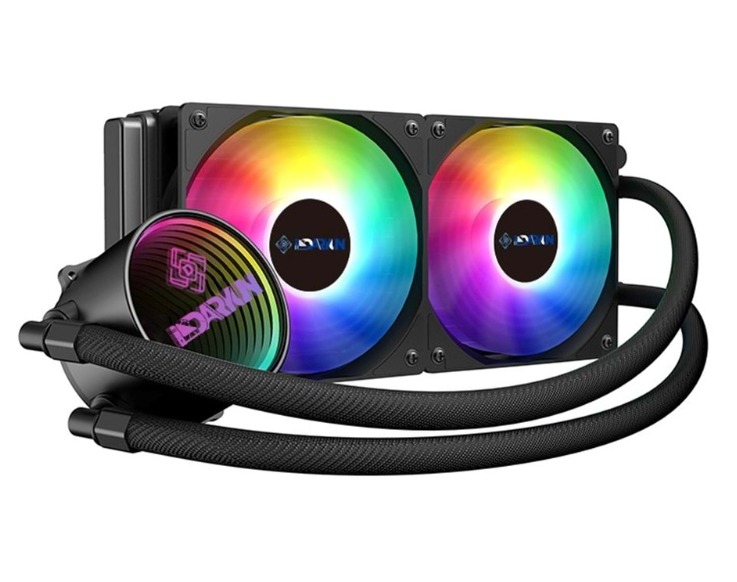 Daryun Cix 240MM Argb Sıvı Soğutma 2X12CM Fan Amd*intel Uyumlu Yüksek Performanslı Işlemci Soğutucu