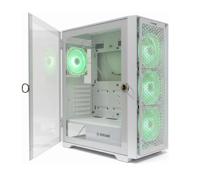 Daryun Nirsa Pro 4X120MM Argb Fanlı Beyaz Gaming Bilgisayar Kasası
