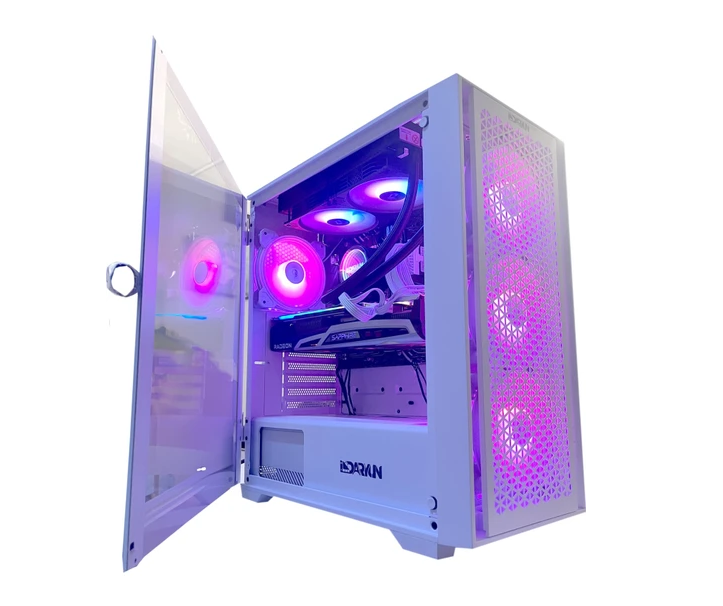 Daryun Nirsa Pro 4X120MM Argb Fanlı Beyaz Gaming Bilgisayar Kasası