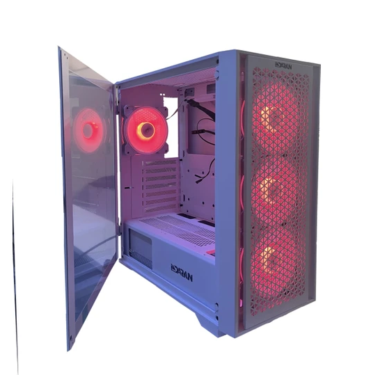 Daryun Nirsa Pro 4X120MM Argb Fanlı Beyaz Gaming Bilgisayar Kasası